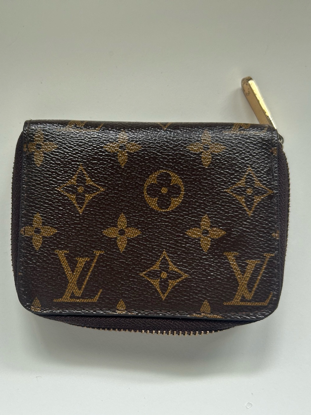 Classic Monogram Brown Zip Coin Wallet